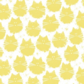 cat - fluffer cat buttercup - cute fluffy cats - cat fabric