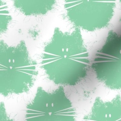 cat - fluffer cat jade - cute fluffy cats - cat fabric