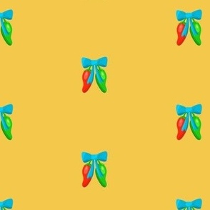 Red or Green or both (Christmas)? Chile pattern - fabric repeat 3.6in x 3.6in, wallpaper 12in x 12in