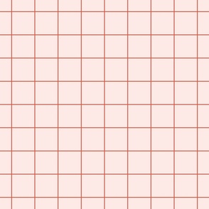 valentine grid red on pink