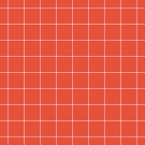 valentine grid pink on red