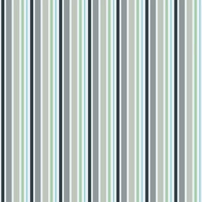 Pantone mega matter stripes dark navy, aqua blue, bright green, mushroom gray