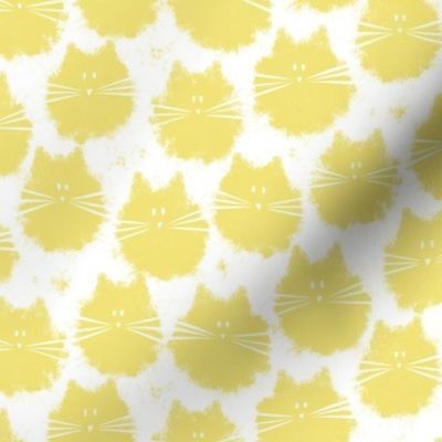 small scale cat - fluffer cat buttercup - cute fluffy cats - cat fabric