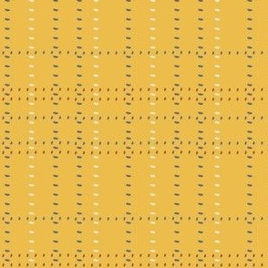 Yellow fleece lines 3x4in