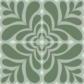 Plant Tiles - Green