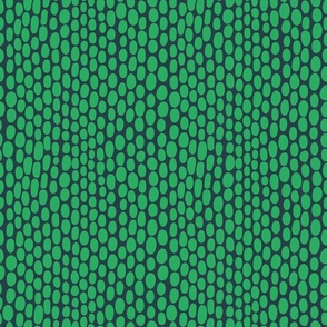 Green Waves of Polka Dots!