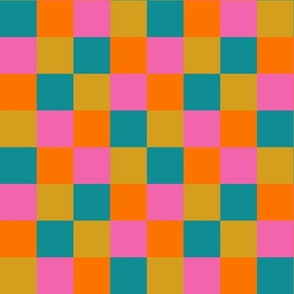  Vibrant checkerboard checks