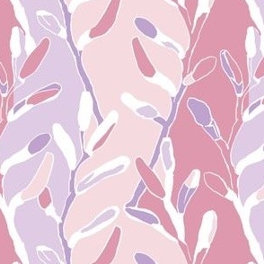 [Small] Spring Vine Painting - Pink Tendre Lilac