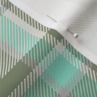 Crossroads Plaid in Asparagus and Mint Green