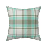 Crossroads Plaid in Asparagus and Mint Green
