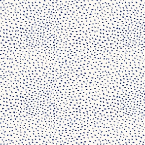 Delft Blue spots - watercolor | 12