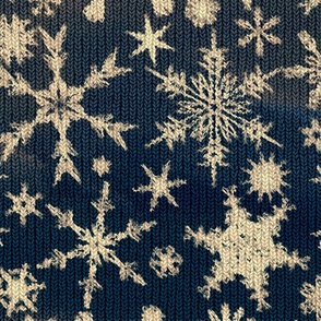 Vintage Snowflakes Ski Sweater