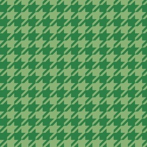 green houndstooth check