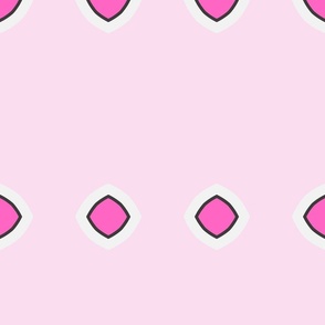pink diamond dot / large