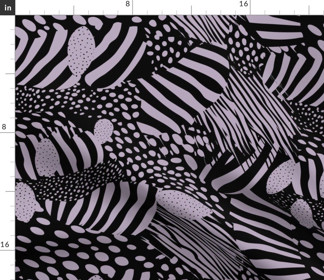 Abstract zebra