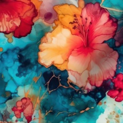 Small Hawaiian Alcohol Ink