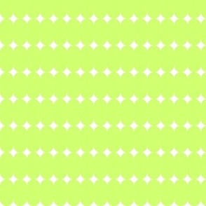 Lime Green Diamond print