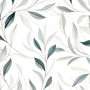 Botanical minimalist pattern