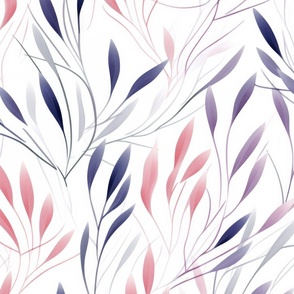 Botanical minimalist pattern