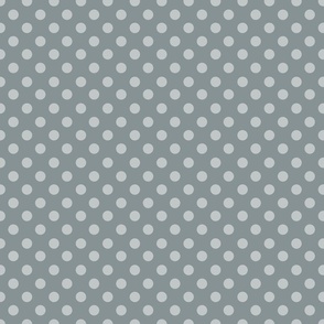 Dark Gray Polka dots - Low Contrast