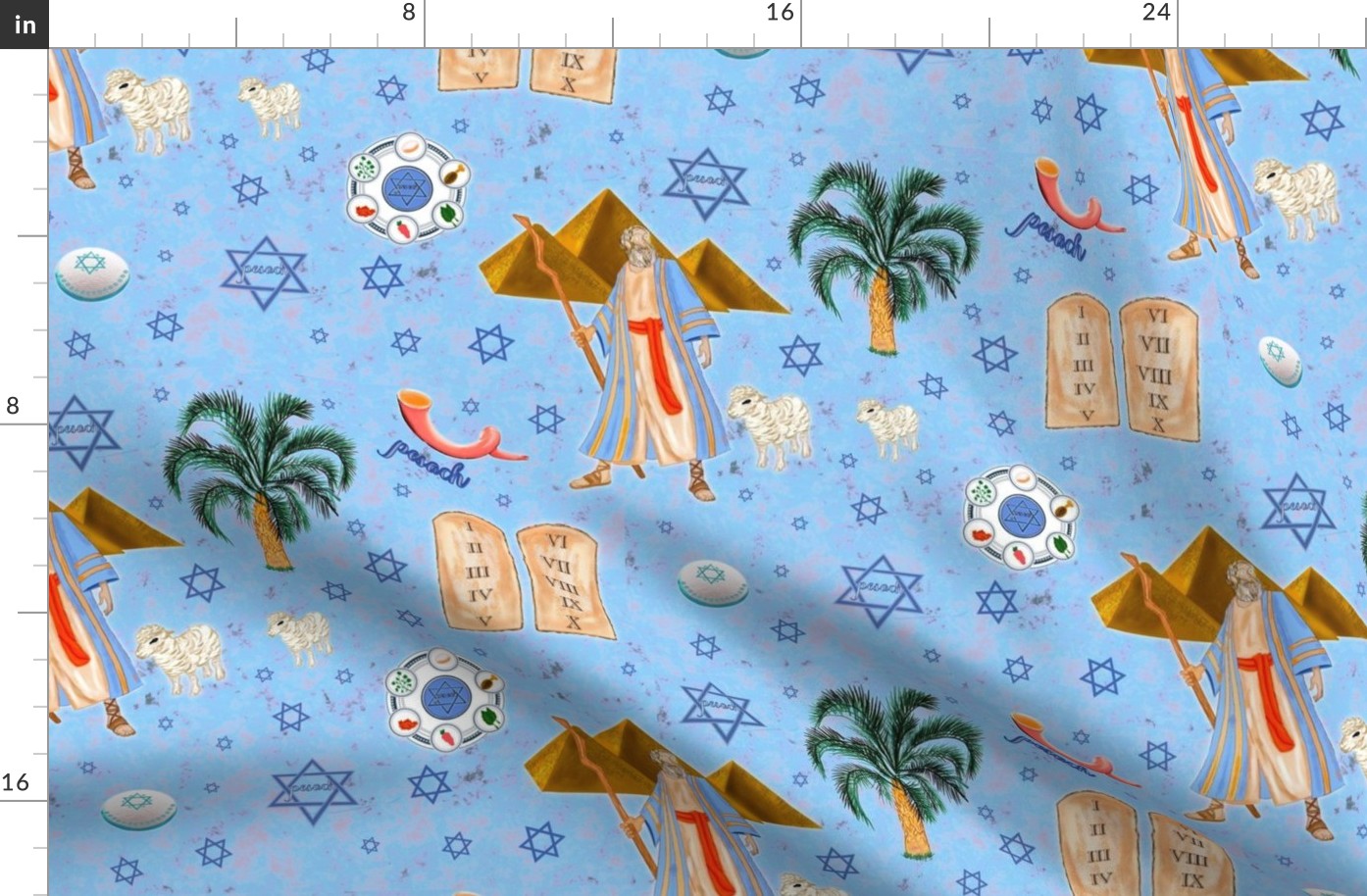 Journey Of Passover - Larger - Light Blue