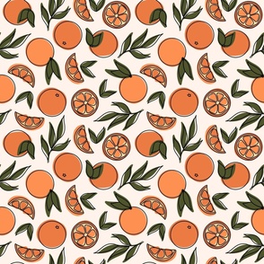 Simple Abstract Oranges