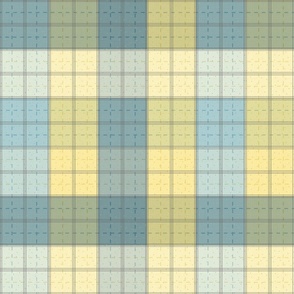 weave me - blue-yellow_ warm and cozy texture