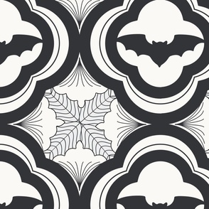 Black and White Geometric Bats