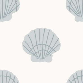 Sea shell scallops - blue_jumbo