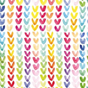 watercolor rainbow pattern