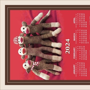 2024 Sock Monkey Calendar