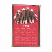 1968 (2024) Sock Monkey Calendar