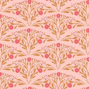 Brambleberry Historical floral in Peach