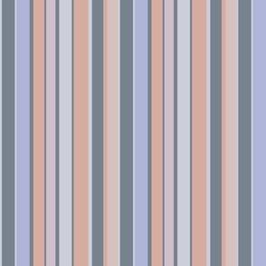 Pastel Snowflakes stripe 8x8