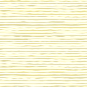 illuminating yellow crooked lines on white - H - vibrant stripe wallpaper