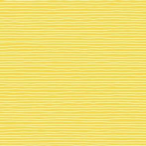 illuminating yellow - white crooked lines on illuminating yellow - H - vibrant stripe wallpaper