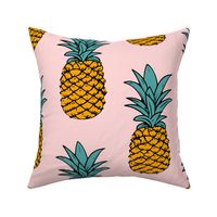 Pineapples on Pink