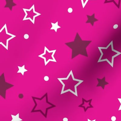 BRIGHT PINK STAR 