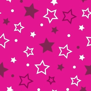 BRIGHT PINK STAR 