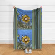 Sunflower 1 Yard Quilt Panel