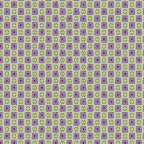 Square Blooms in Purple - MICRO