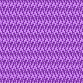 Seigaiha Waves - Small Purple