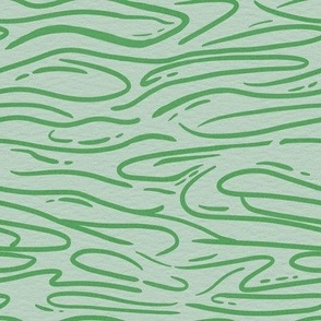 Waves in Green - large scale