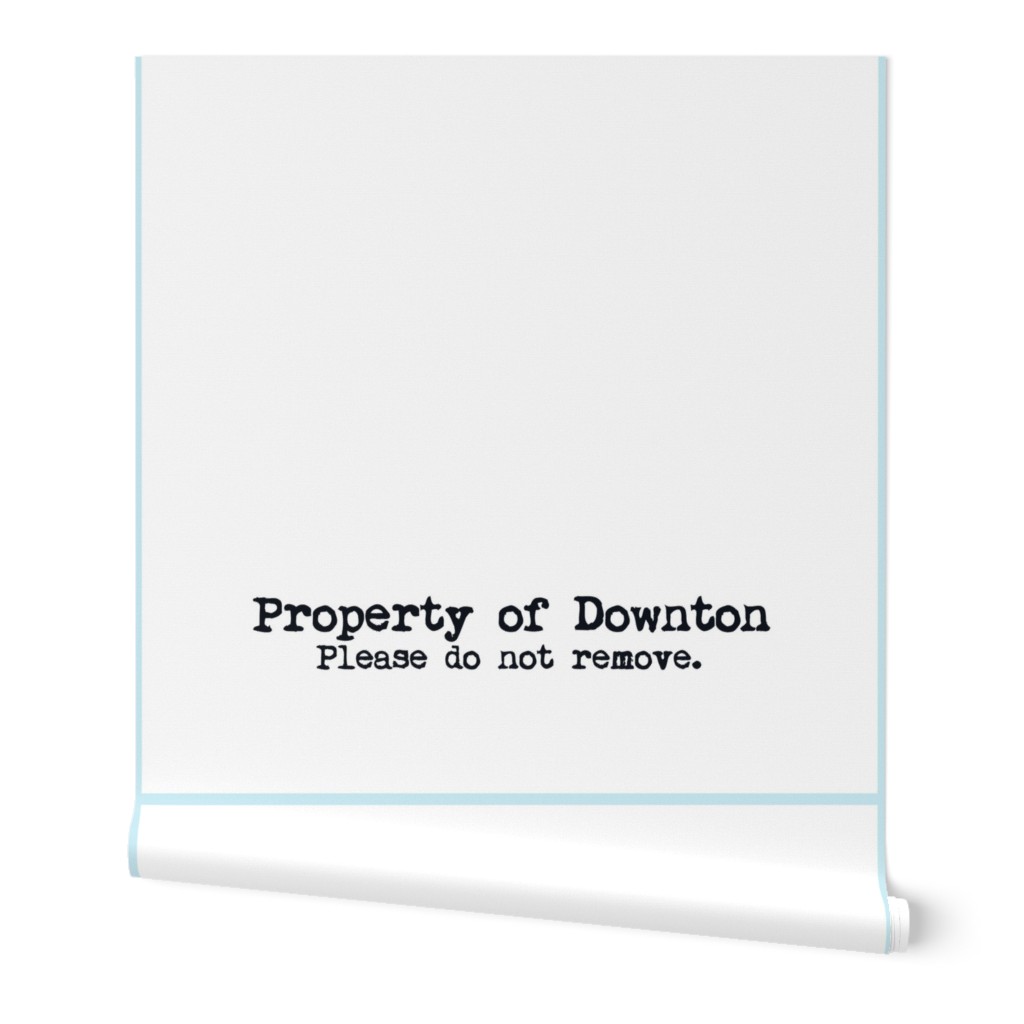 Property of Downton, Please do not remove | Cocktail Napkin DIY