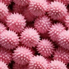 Pink Spikey Puffs