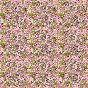 Dogwood - Fabric repeat - rose gold - small