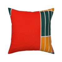 Soviet 57 - Red, Beige, Burgundy, Orange, Dark Green.