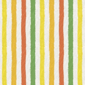 Small Daffodil Textured Stripes to pair with Sunny Daffodil Geometric Art Nouveau Design collection