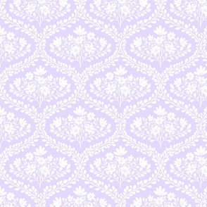 Amy’s bouquet Botanical Ogee in lavender - 7”