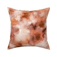 Marble smoky Copper Rust Gold Texture Artistic Abstract Watercolor